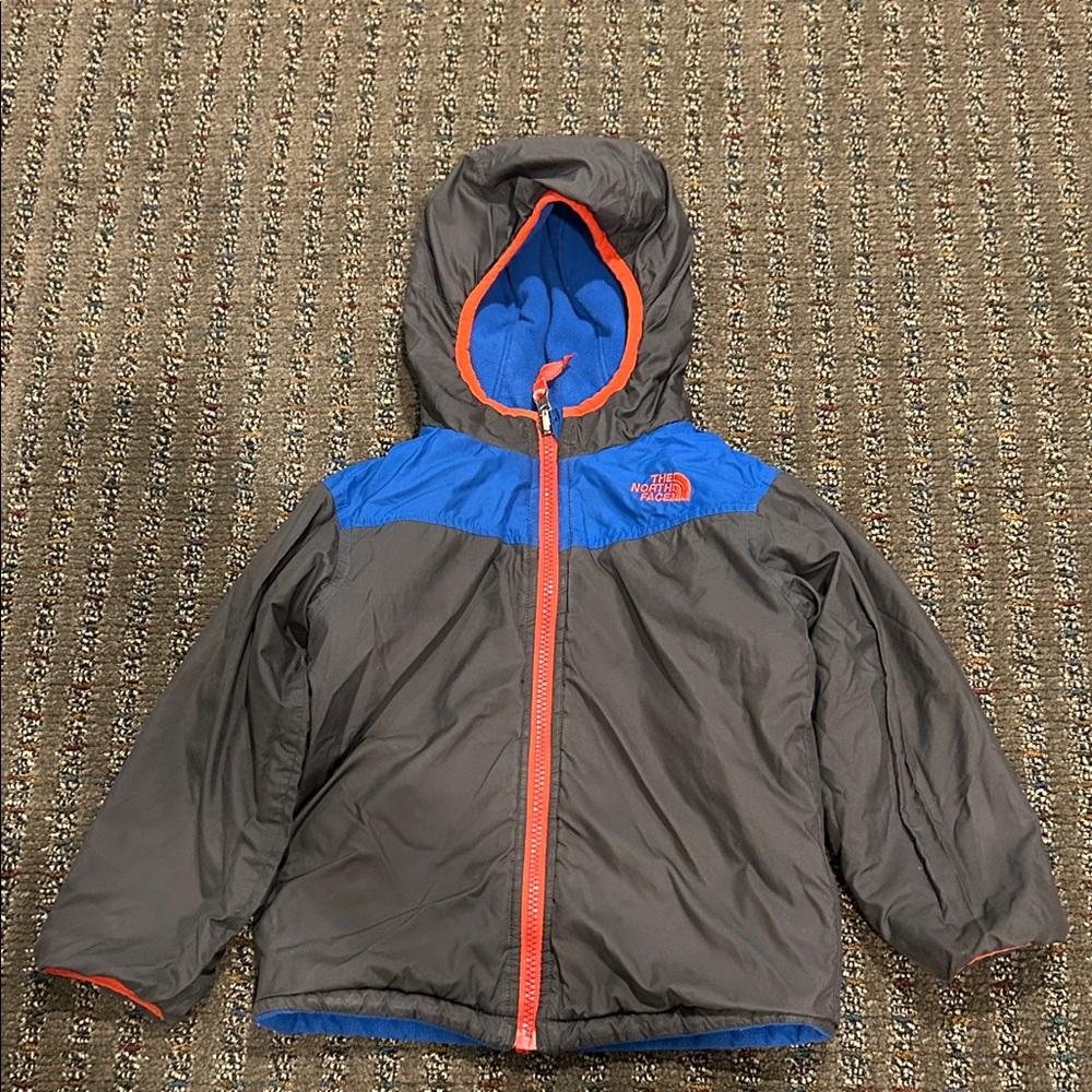 The North Face Blue and Gray Fleece Jacket